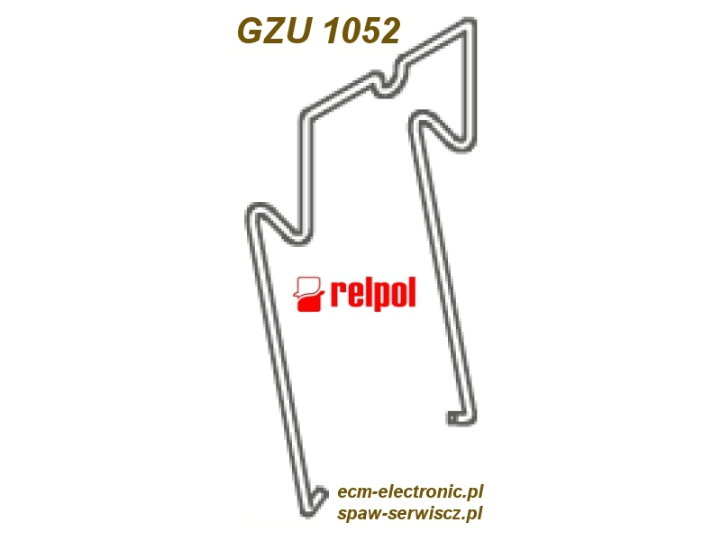 Obejma sprynowa typu GZU 1052 do gniazd przekanikw R15 2P, 3